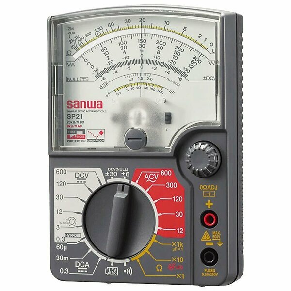 Sanwa Analog Multimeter with Continuity Check Beeper SP21